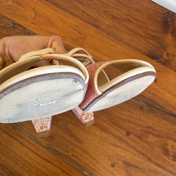 Chelsea Crew Nelly Colorblock Heels NWOT - Picture 7 of 10